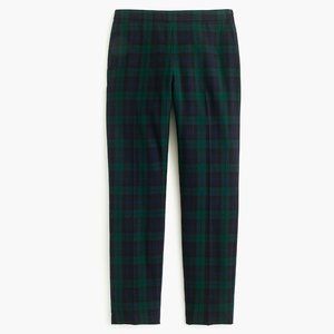 J. Crew H3704 10 Chic Blackwatch Plaid Martie Pant